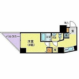 ロイヤルアメニティー西戸山 1Kの間取図画像