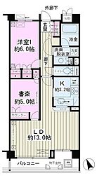 パークレジデンス戸越公園 2LDKの間取図画像
