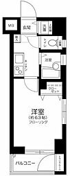 ラ・ピアッツァ麻布十番 1Kの間取図画像