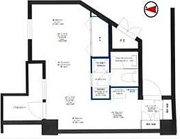 COSMOSREID文京千駄木 1DKの間取図画像