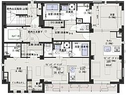 中野区中央2丁目マンション 1LDKの間取図画像