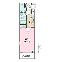 ソフィア哲学堂 1Kの間取図画像
