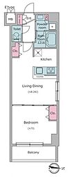 LIGHTTERRACE押上 1LDKの間取図画像