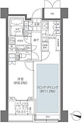 メゾンカルム本郷 1LDKの間取図画像
