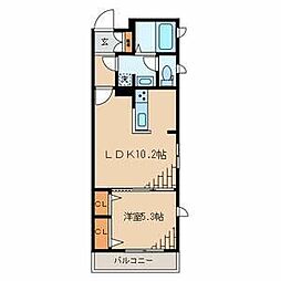 カルハ西麻布3 1LDKの間取図画像