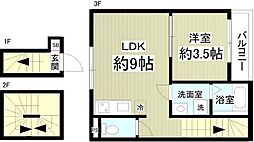 プラチナレジデンス千石 1LDKの間取図画像