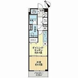 ライオンズプラザ池袋 1DKの間取図画像