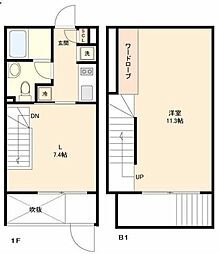 GRANPASEO新宿 1LDKの間取図画像