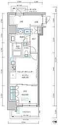パークアクシス池袋イースト 1LDKの間取図画像