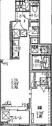 カーサエヌ 1LDKの間取図画像