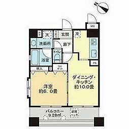 グランステューディオ新中野 1LDKの間取図画像