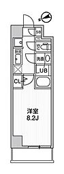 タスキリシェス蒲田 1Kの間取図画像