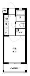 エスグランデ西新宿 1Kの間取図画像