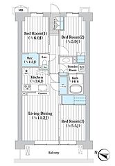 物件の間取り