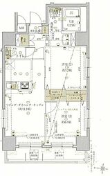 RisingPlace浅草EAST 2LDKの間取図画像