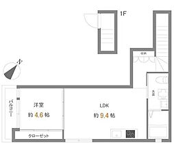 ステラ洗足池 1LDKの間取図画像