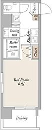 KDXレジデンス秋葉原2 1Kの間取図画像