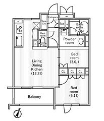 物件の間取り