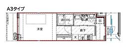 ES-Grande大島ガーデンテラス 1Kの間取図画像