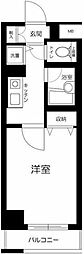 シンシア日本橋新川 1Kの間取図画像
