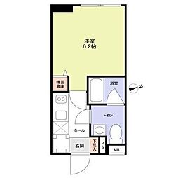 ヴィスタ新高円寺.S 1Kの間取図画像