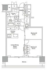 物件の間取り