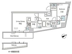 primalead南青山 1LDKの間取図画像