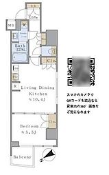 BrilliaistSENDAGAYA 1LDKの間取図画像