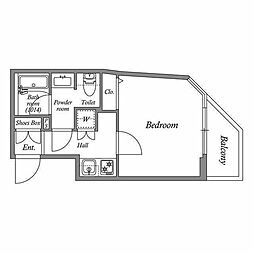 T&G神田マンション 1Kの間取図画像