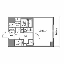 T&G神田マンション 1Kの間取図画像