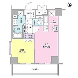 コンフォリア春日富坂 1LDKの間取図画像