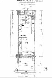 シエン・コンドミニオ ワンルームの間取図画像