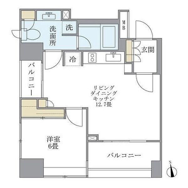 同じ建物の物件間取り写真 - ID:213100719556