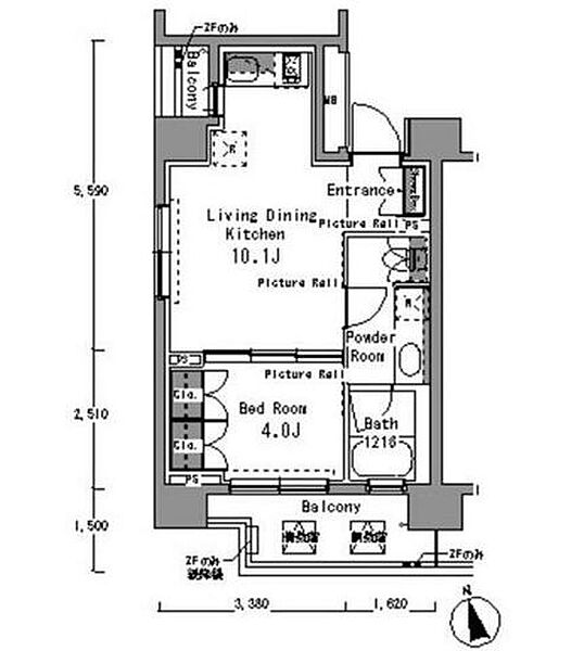 同じ建物の物件間取り写真 - ID:213108016398