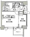 ジオ勝どき2階15.9万円