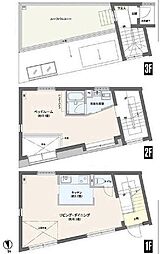 イケノウエ04 303 1階1LDKの間取り