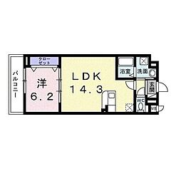 間取図画像 1LDK