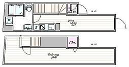 ザ・クラスアーバンス水道橋本郷 1階1DKの間取り