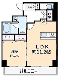 ヴァローレ野方 5階1LDKの間取り
