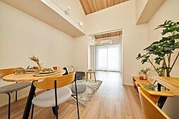 パークアクシス北千束モクシオン 402 1階1LDKのリビング/ダイニング