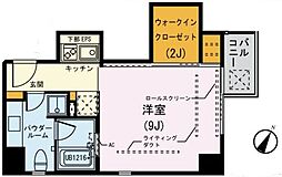 ル・コフレ 4階1SKの間取り