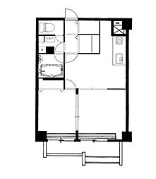 東海ミタカマンション 2階2DKの間取り