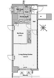間取図画像 1LDK