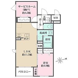 間取図画像 1SLDK