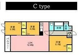 間取図画像 3LDK