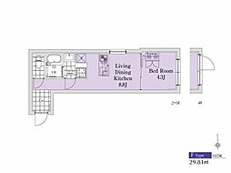 間取図画像 1LDK