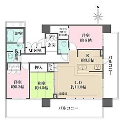 間取図画像 3LDK
