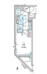 ジェノヴィア新中野スカイガーデン 1Kの間取図画像