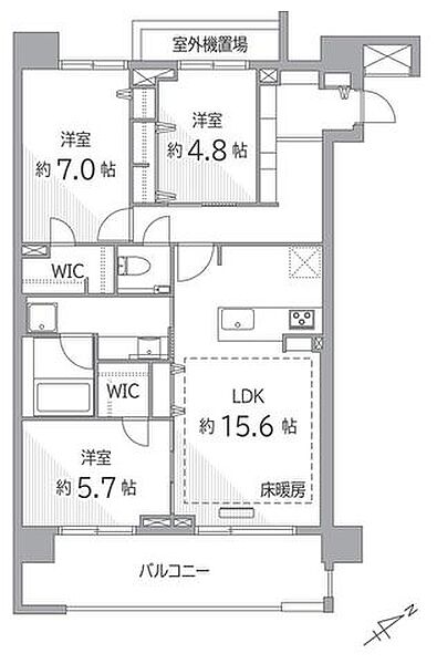 間取りを拡大表示