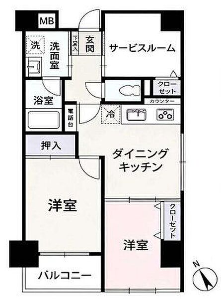 間取りを拡大表示